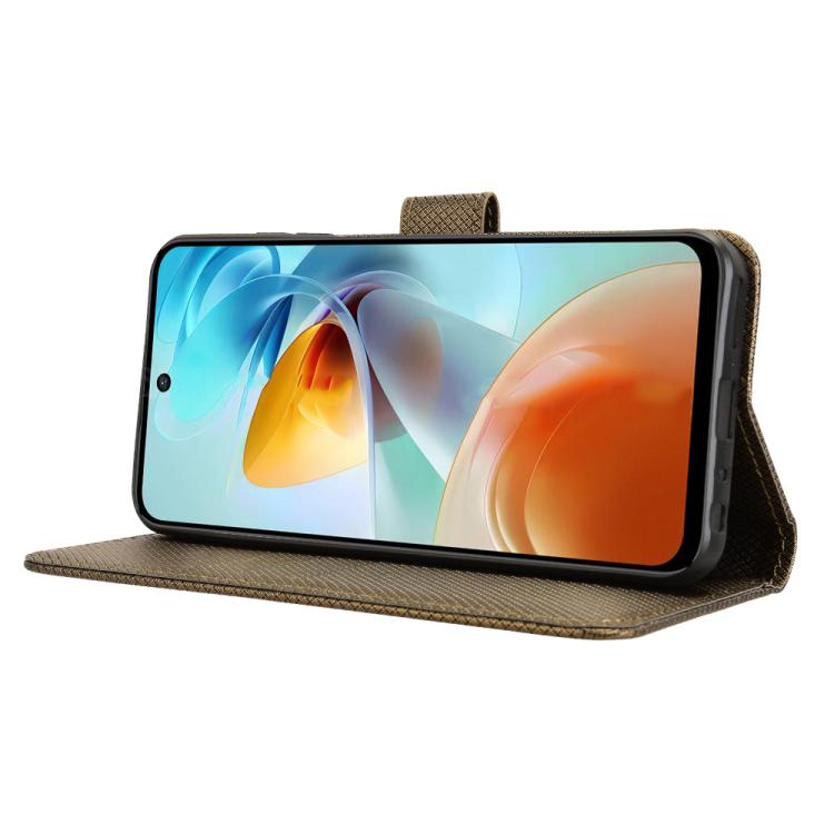 For ZTE nubia Music 2 Diamond Texture Leather Phone Case