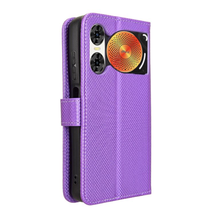 For ZTE nubia Music 2 Diamond Texture Leather Phone Case