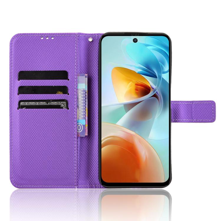 For ZTE nubia Music 2 Diamond Texture Leather Phone Case