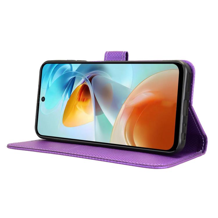 For ZTE nubia Music 2 Diamond Texture Leather Phone Case