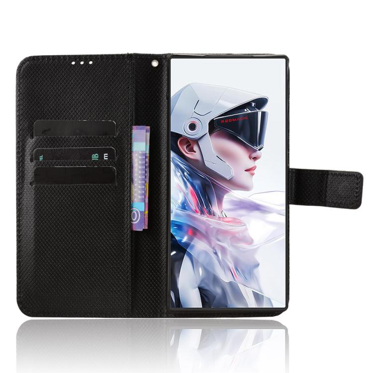 For ZTE nubia Red Magic 10 Air Diamond Texture Leather Phone Case