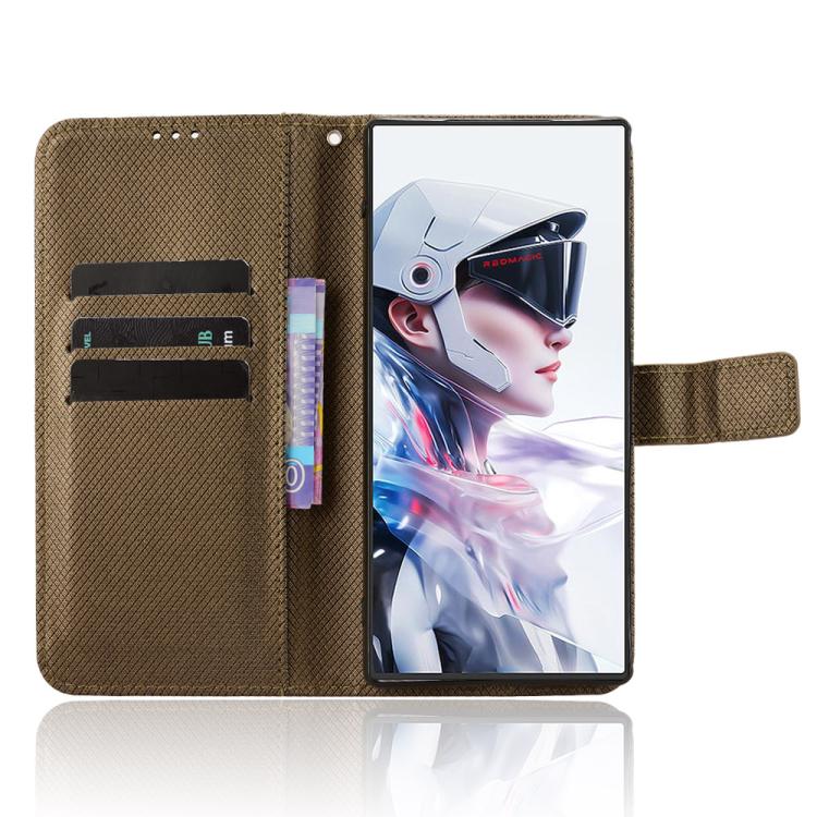 For ZTE nubia Red Magic 10 Air Diamond Texture Leather Phone Case