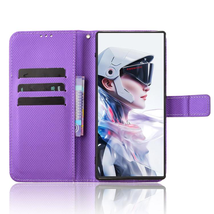 For ZTE nubia Red Magic 10 Air Diamond Texture Leather Phone Case