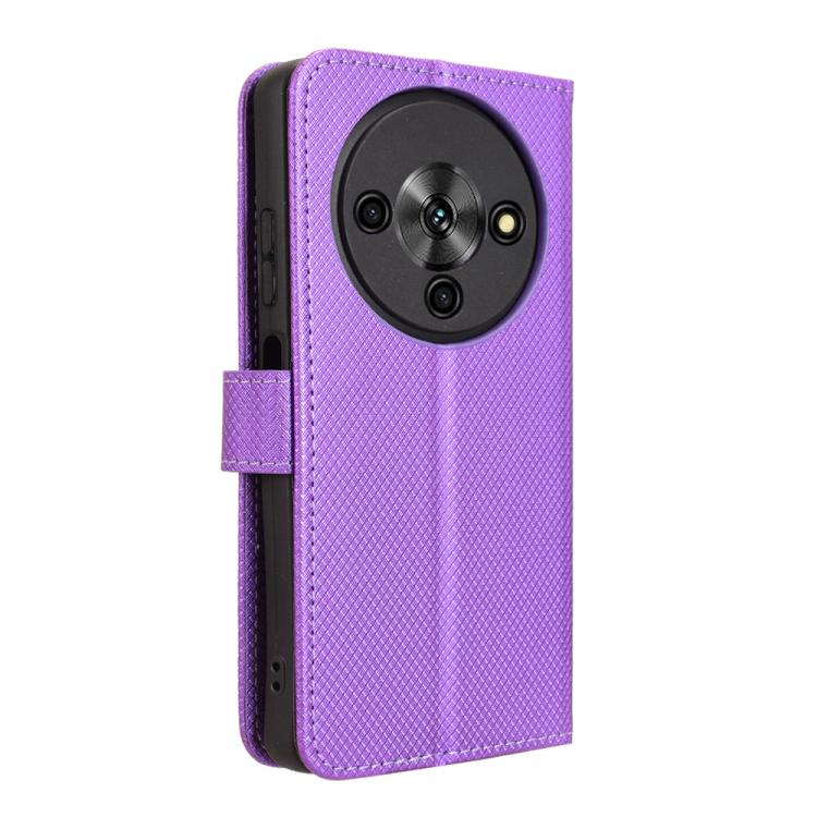 For ZTE Blade A76 5G Diamond Texture Leather Phone Case