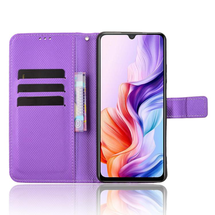 For ZTE Blade A76 5G Diamond Texture Leather Phone Case