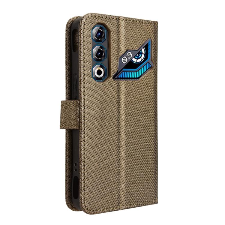 For ZTE nubia Neo 3 GT 5G Diamond Texture Leather Phone Case