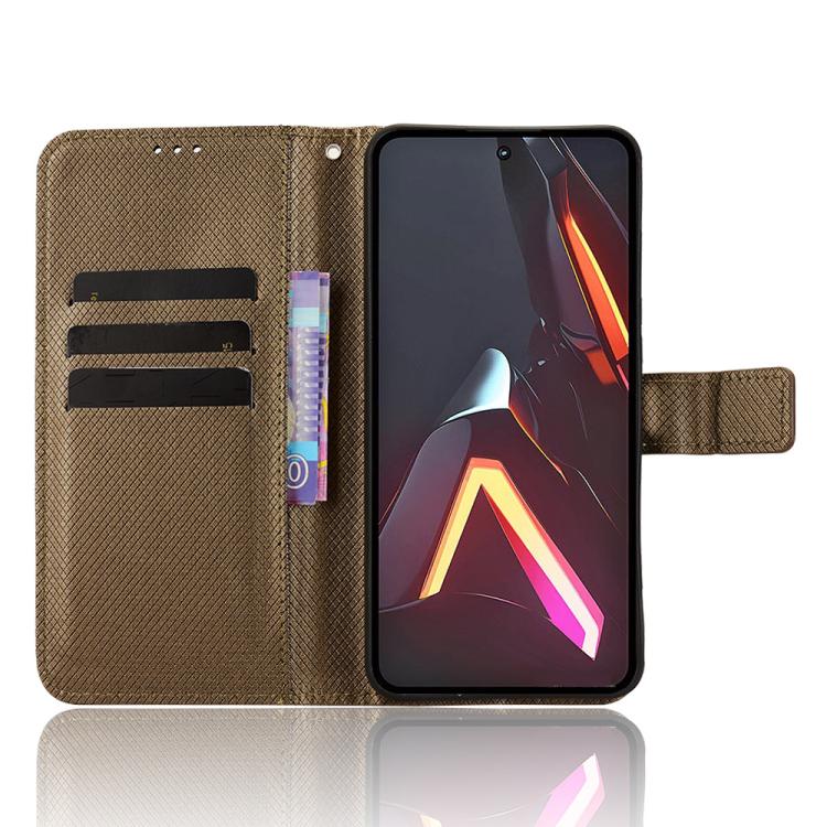 For ZTE nubia Neo 3 GT 5G Diamond Texture Leather Phone Case