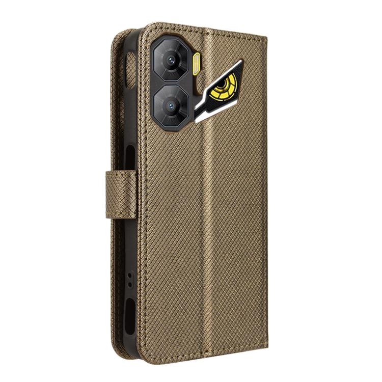 For ZTE nubia Neo 3 5G Diamond Texture Leather Phone Case