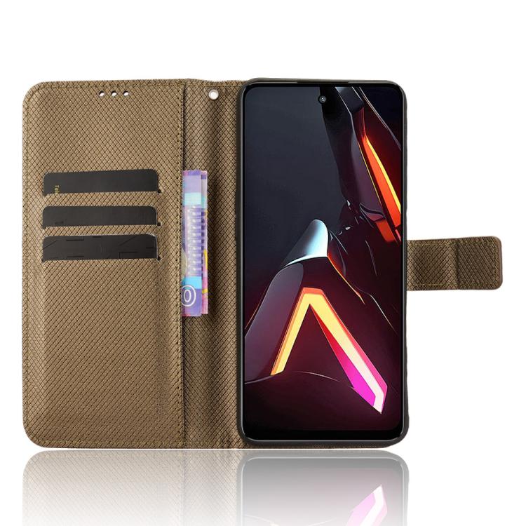 For ZTE nubia Neo 3 5G Diamond Texture Leather Phone Case