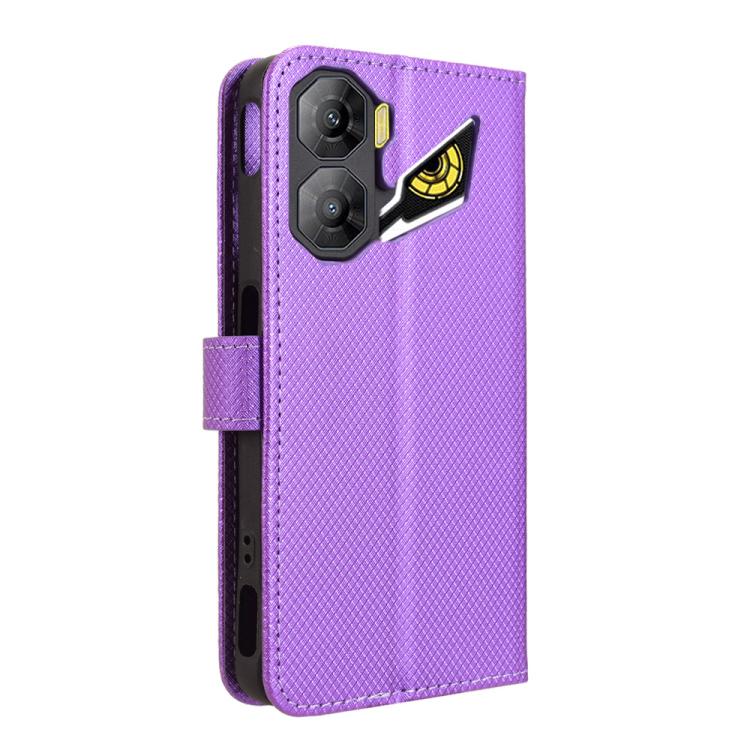 For ZTE nubia Neo 3 5G Diamond Texture Leather Phone Case