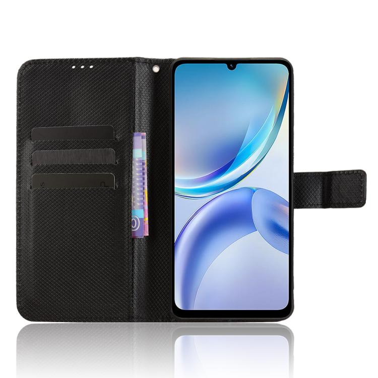 For ZTE Blade A36 4G Diamond Texture Leather Phone Case
