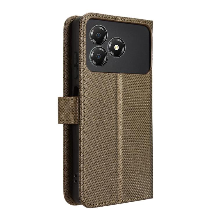 For ZTE Blade A36 4G Diamond Texture Leather Phone Case