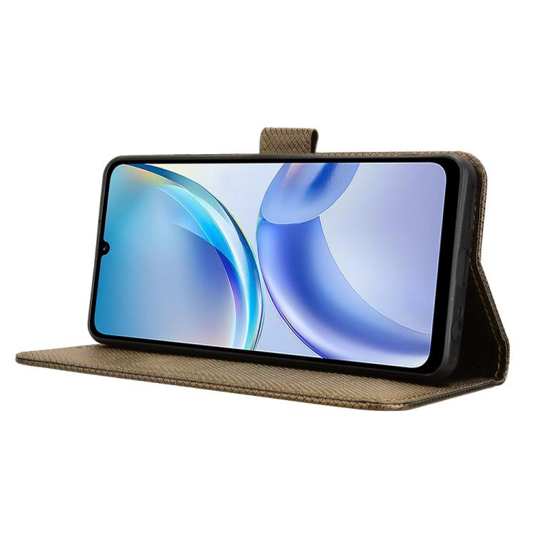 For ZTE Blade A36 4G Diamond Texture Leather Phone Case