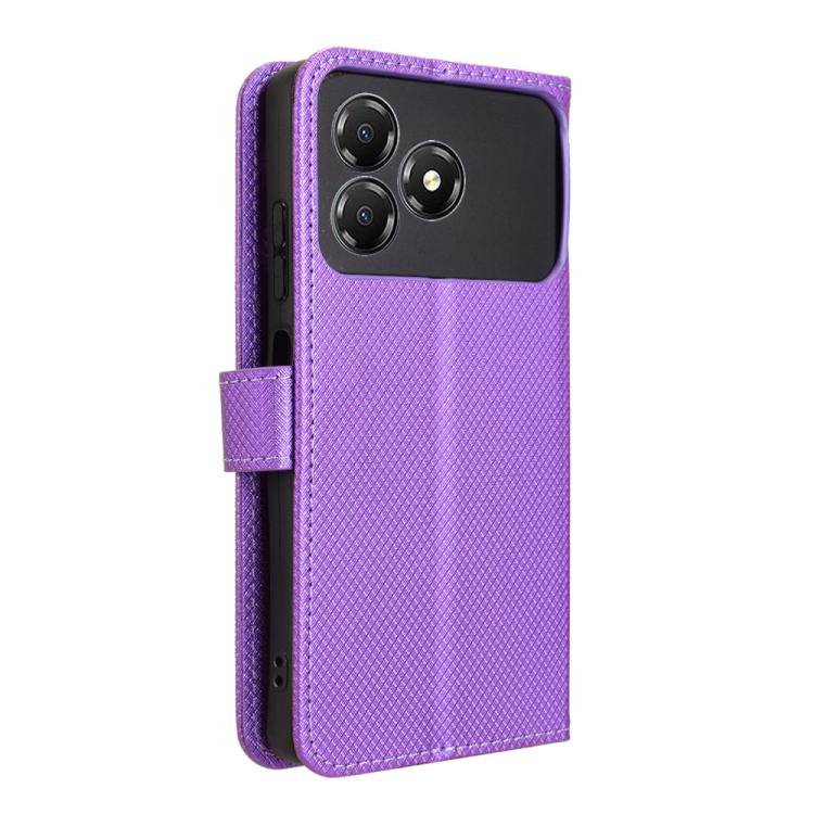 For ZTE Blade A36 4G Diamond Texture Leather Phone Case