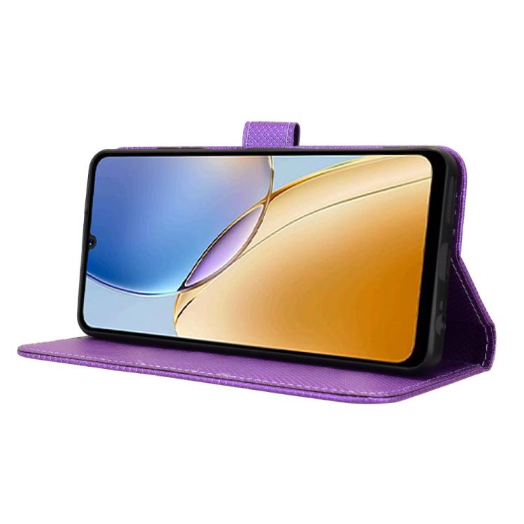 For ZTE Blade A56 4G Diamond Texture Leather Phone Case