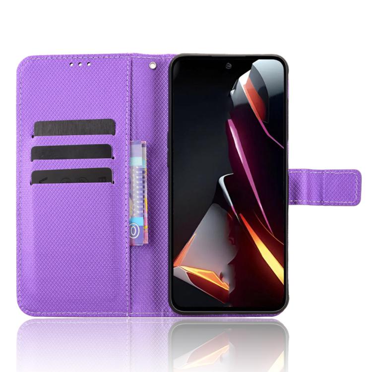 For ZTE nubia Neo 2 Diamond Texture Leather Phone Case