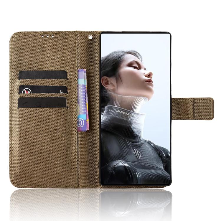 For ZTE nubia RedMagic 11 Pro / 11 Pro+ Diamond Texture Leather Phone Case
