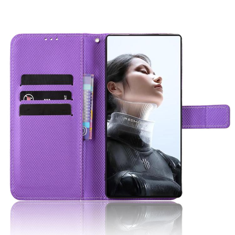 For ZTE nubia RedMagic 11 Pro / 11 Pro+ Diamond Texture Leather Phone Case
