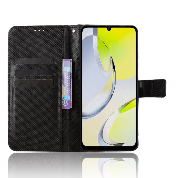 For ZTE Blade A76 4G Diamond Texture Leather Phone Case
