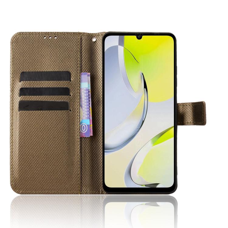 For ZTE Blade A76 4G Diamond Texture Leather Phone Case