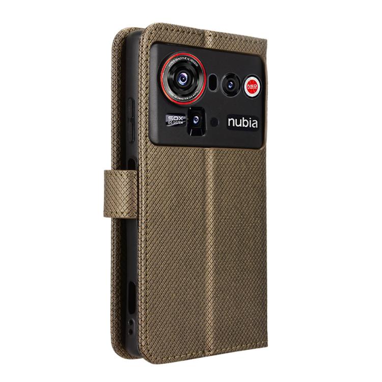 For ZTE nubia Z80 Ultra Diamond Texture Leather Phone Case
