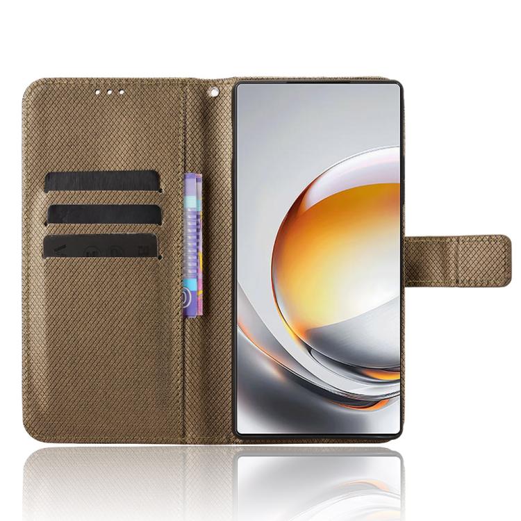 For ZTE nubia Z80 Ultra Diamond Texture Leather Phone Case