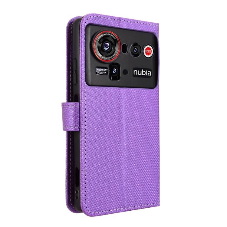 For ZTE nubia Z80 Ultra Diamond Texture Leather Phone Case