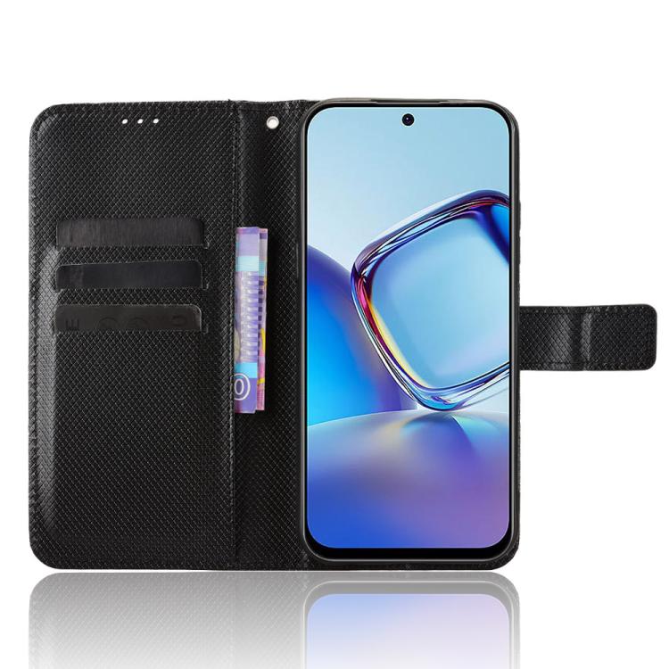 For ZTE nubia V80 Design Diamond Texture Leather Phone Case