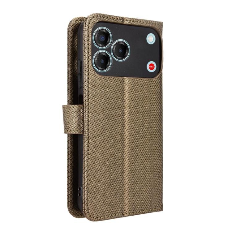 For ZTE nubia V80 Design Diamond Texture Leather Phone Case