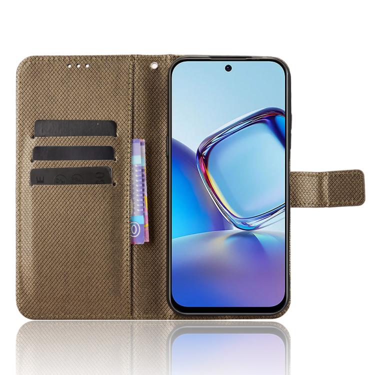 For ZTE nubia V80 Design Diamond Texture Leather Phone Case