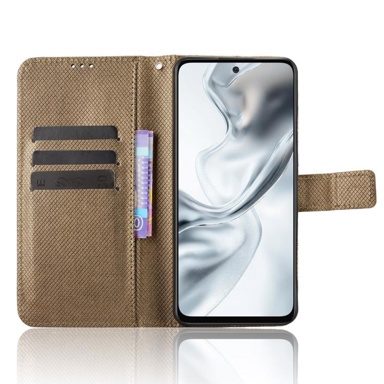For ZTE nubia S2 504ZT Diamond Texture Leather Phone Case