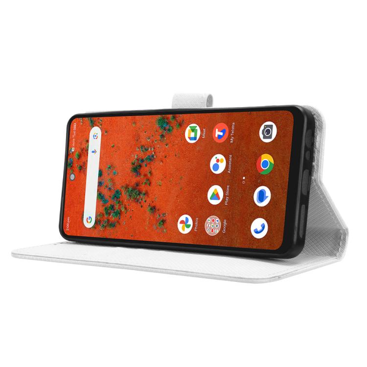 For ZTE A75 Pro / Telstra T-Elite 5G Diamond Texture Leather Phone Case