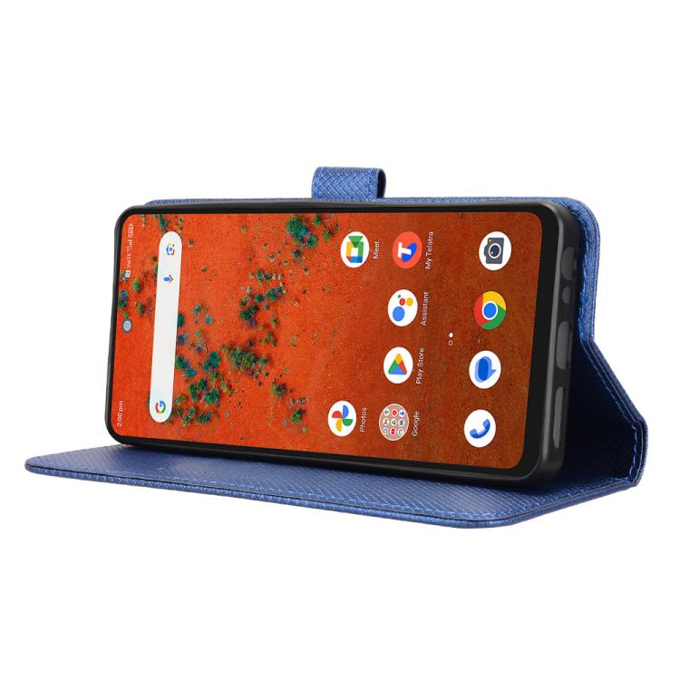 For ZTE A75 Pro / Telstra T-Elite 5G Diamond Texture Leather Phone Case