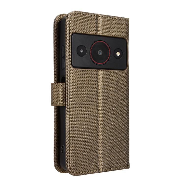 For ZTE A75 Pro / Telstra T-Elite 5G Diamond Texture Leather Phone Case
