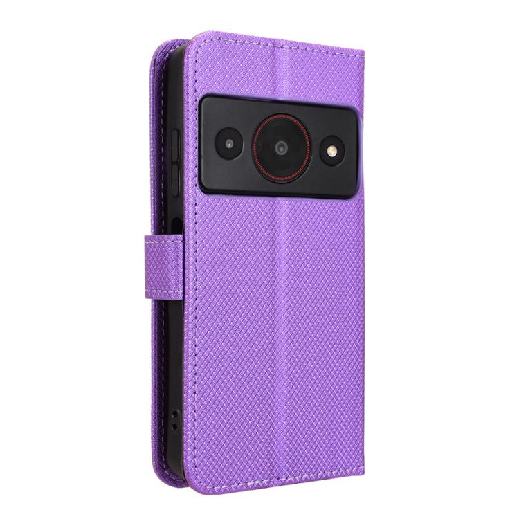 For ZTE A75 Pro / Telstra T-Elite 5G Diamond Texture Leather Phone Case