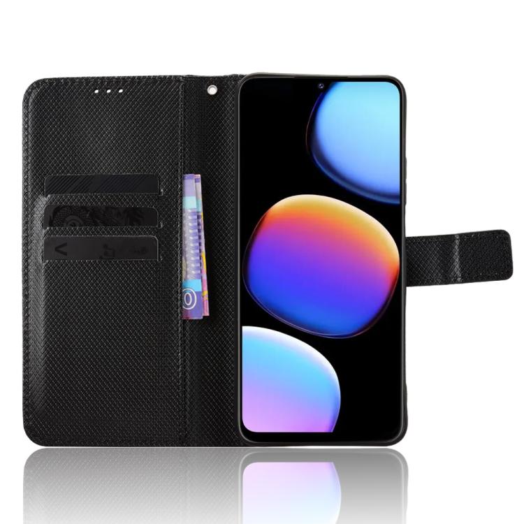 For ZTE Nubia V80 Max Diamond Texture Leather Phone Case