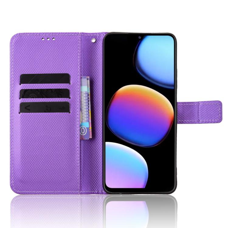 For ZTE Nubia V80 Max Diamond Texture Leather Phone Case