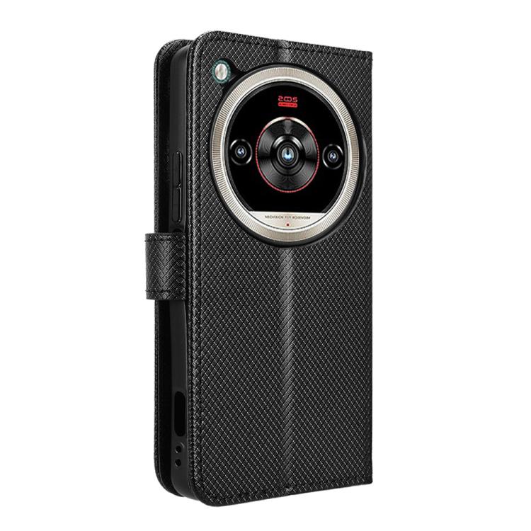 For ZTE nubia Focus 2 Ultra 5G Diamond Texture Leather Phone Case