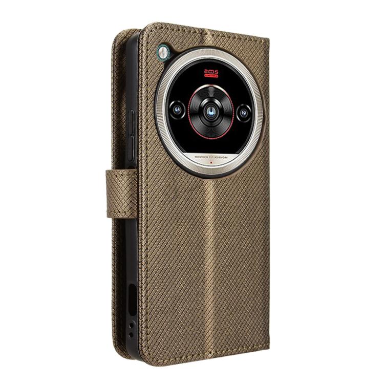 For ZTE nubia Focus 2 Ultra 5G Diamond Texture Leather Phone Case