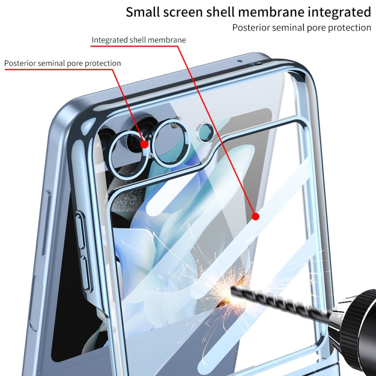 For Samsung Galaxy Z Flip5 Integrated Electroplating Full Coverage Phone Case