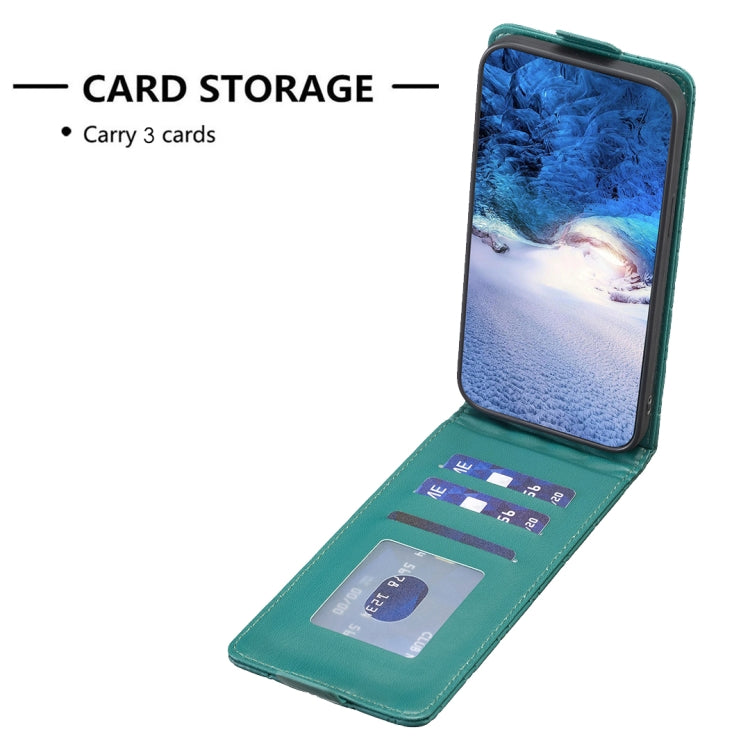 For iPhone 16 Plus Diamond Lattice Vertical Flip Leather Phone Case