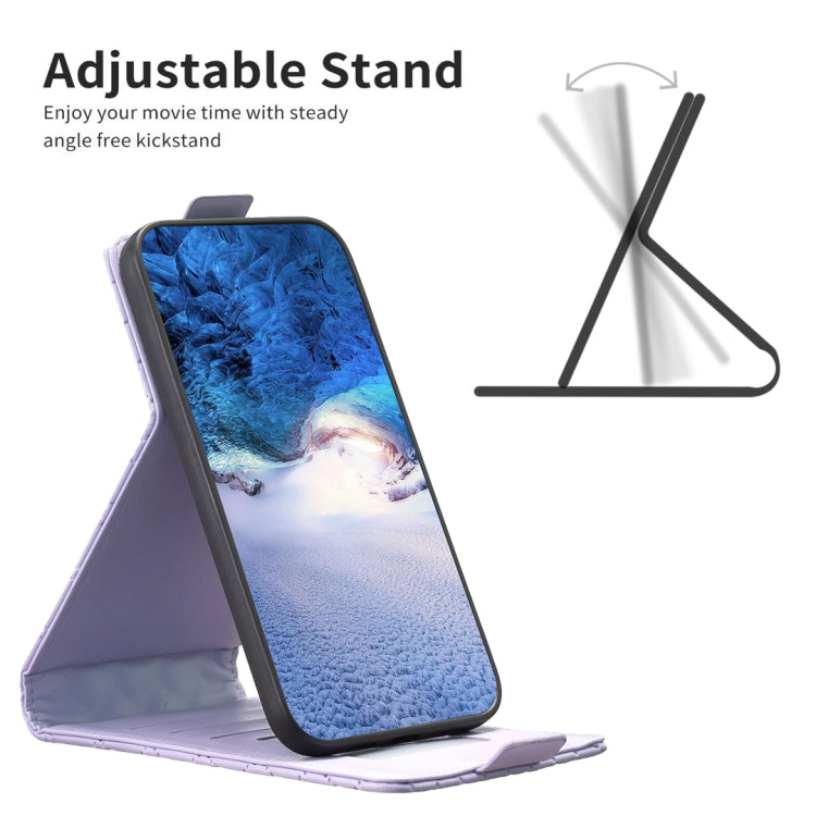 For iPhone 16 Diamond Lattice Vertical Flip Leather Phone Case