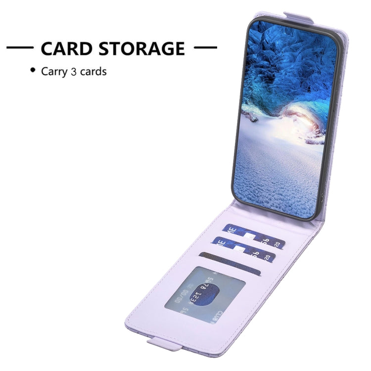 For iPhone 16 Diamond Lattice Vertical Flip Leather Phone Case