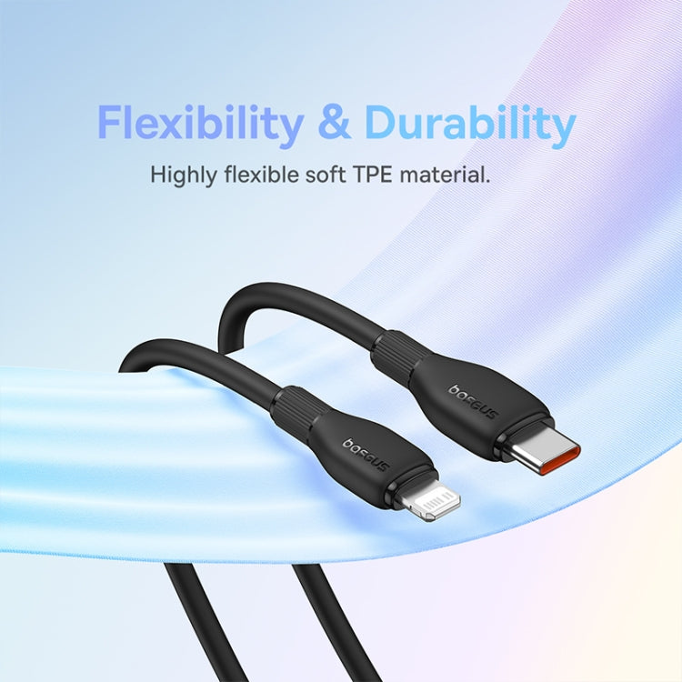 Baseus Pudding Series 20W Type-C to 8 Pin Fast Charging Data Cable, Length: