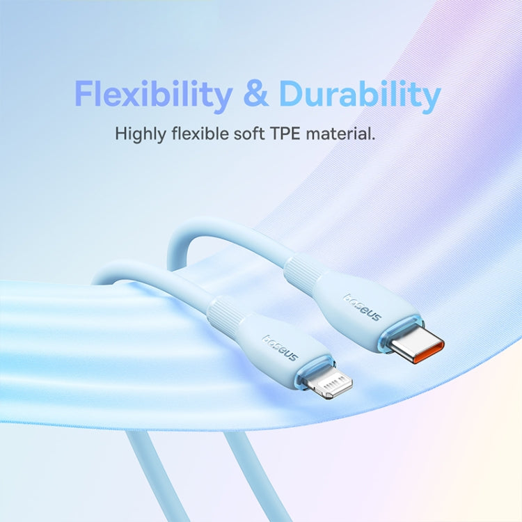 Baseus Pudding Series 20W Type-C to 8 Pin Fast Charging Data Cable, Length: