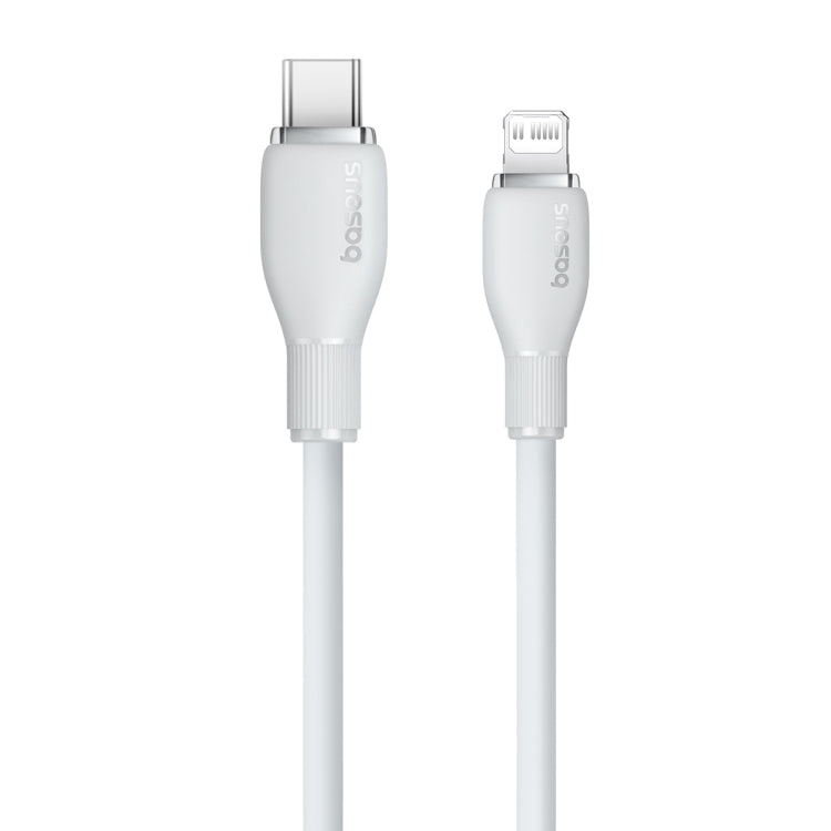 Baseus Pudding Series 20W Type-C to 8 Pin Fast Charging Data Cable, Length: