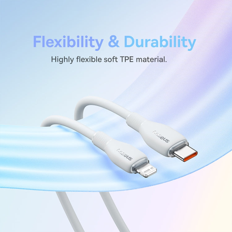 Baseus Pudding Series 20W Type-C to 8 Pin Fast Charging Data Cable, Length: