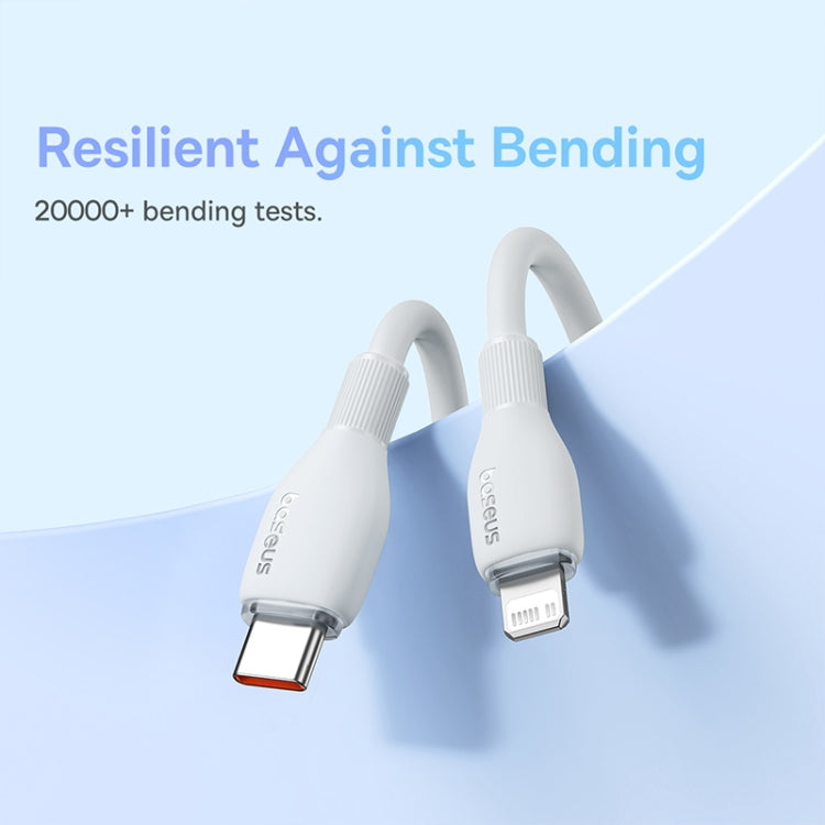 Baseus Pudding Series 20W Type-C to 8 Pin Fast Charging Data Cable, Length: