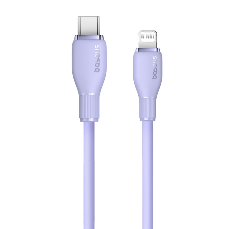 Baseus Pudding Series 20W Type-C to 8 Pin Fast Charging Data Cable, Length: