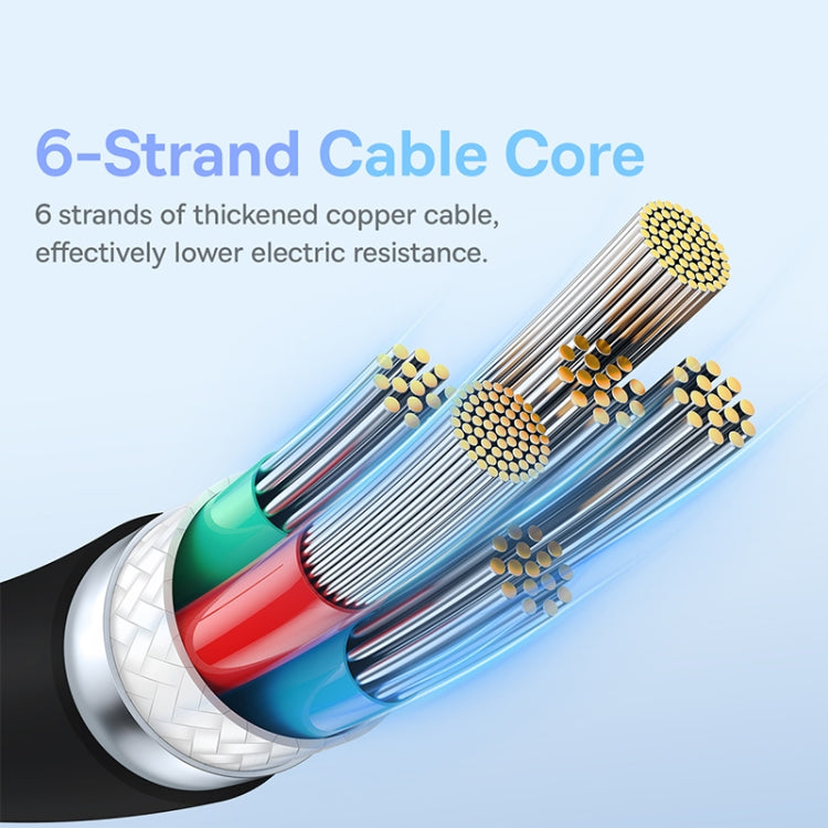 Baseus Pudding Series 100W Type-C to Type-C Fast Charging Data Cable, Length:
